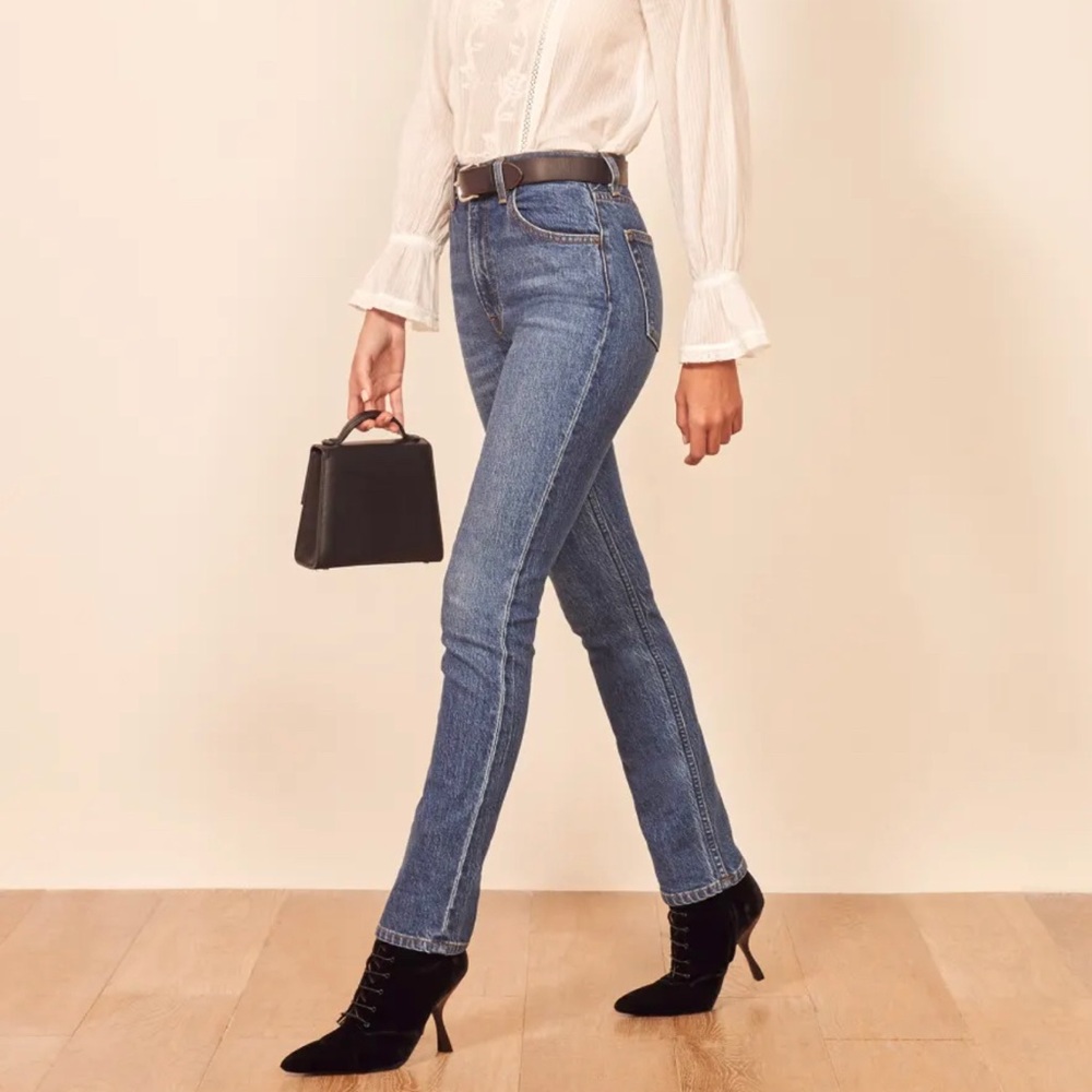 Reformation Liza Straight Leg Jean